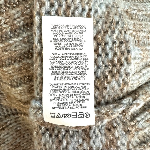 Cabi Sparkles Cable Knit Duster Cardigan Size Small - Picture 7 of 7